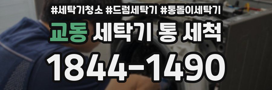 교동 세탁기 통 세척