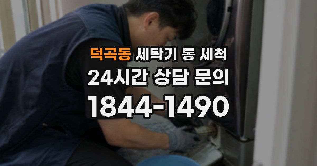 덕곡동 세탁기 통 세척