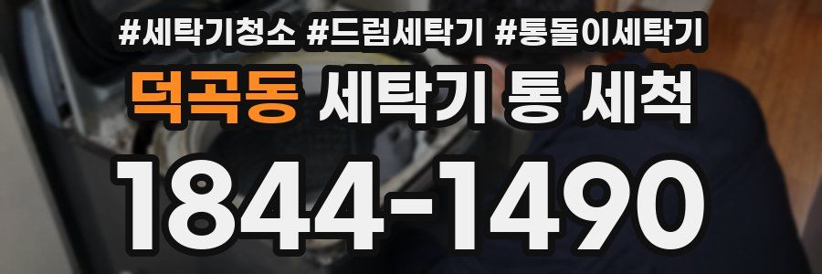 덕곡동 세탁기 통 세척