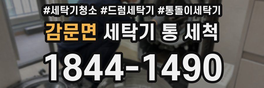 감문면 세탁기 통 세척