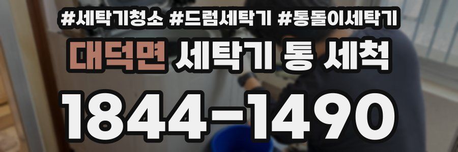 대덕면 세탁기 통 세척