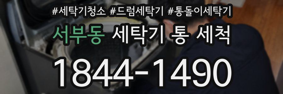 서부동 세탁기 통 세척