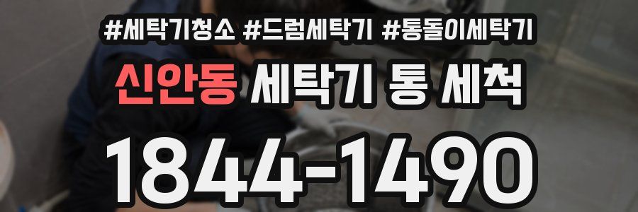 신안동 세탁기 통 세척