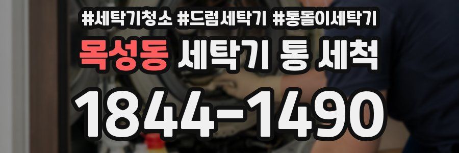 목성동 세탁기 통 세척