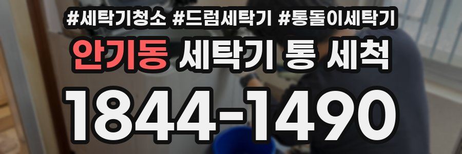 안기동 세탁기 통 세척