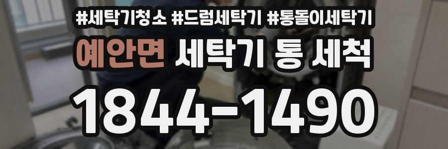 예안면 세탁기 통 세척