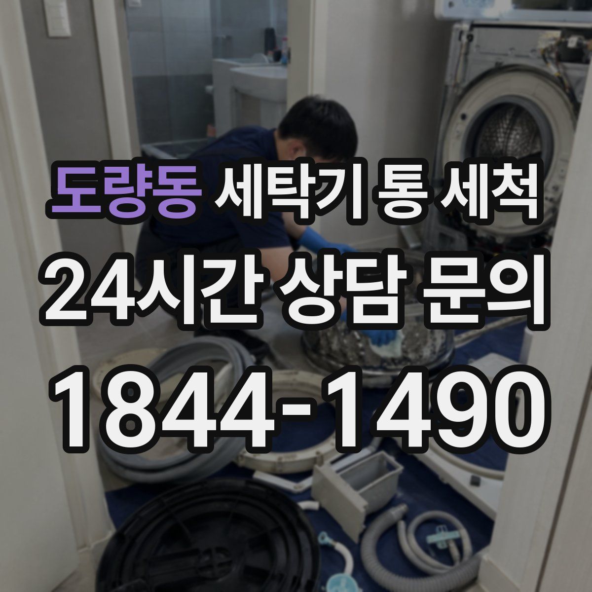 도량동 세탁기 통 세척
