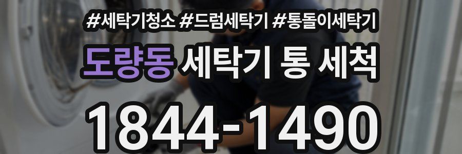 도량동 세탁기 통 세척