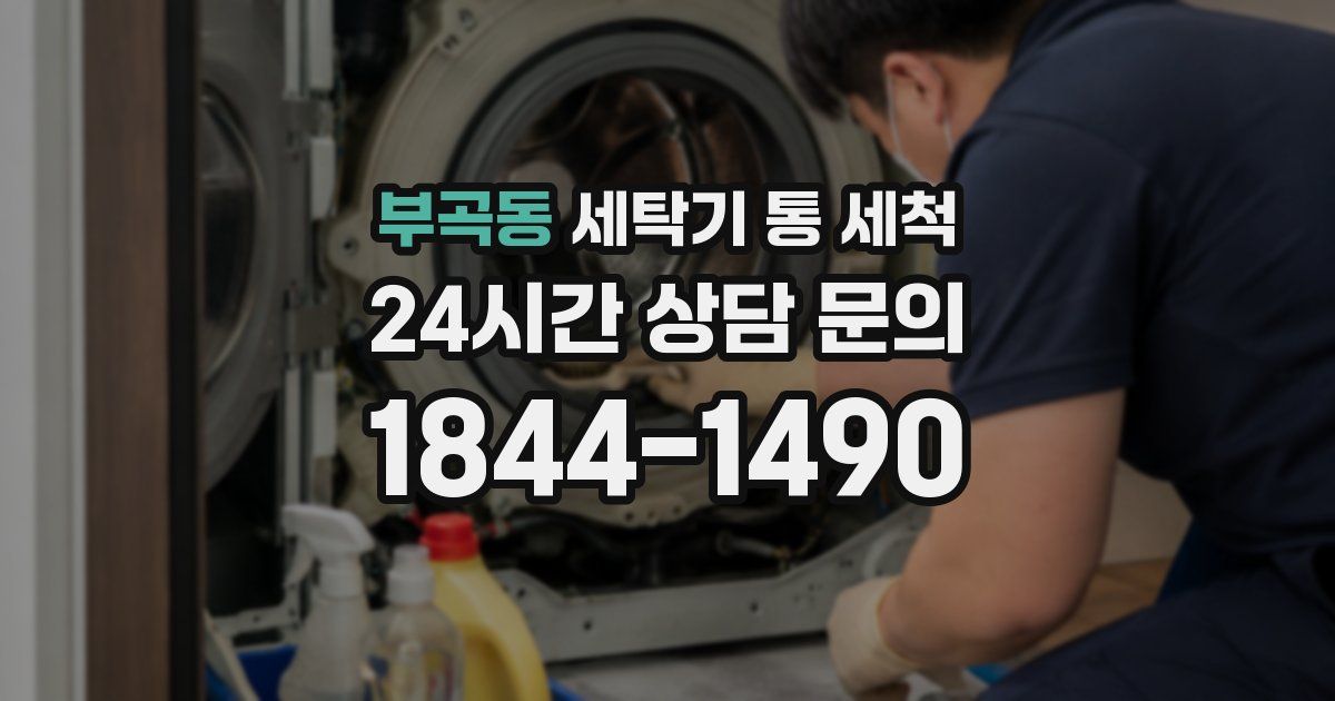 부곡동 세탁기 통 세척