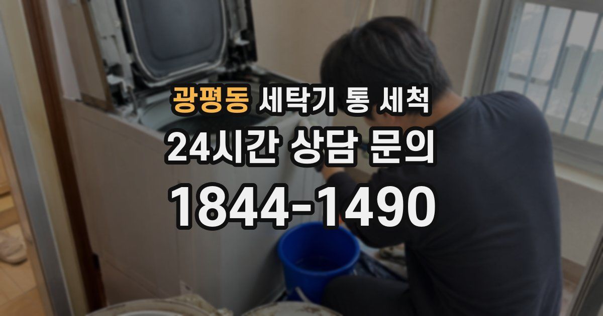 광평동 세탁기 통 세척