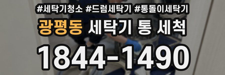 광평동 세탁기 통 세척