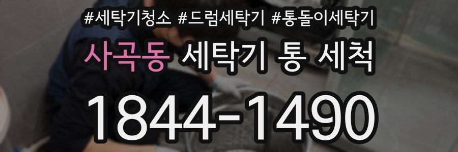 사곡동 세탁기 통 세척