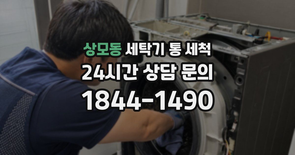 상모동 세탁기 통 세척