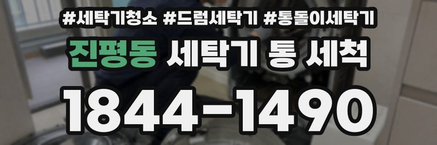 진평동 세탁기 통 세척