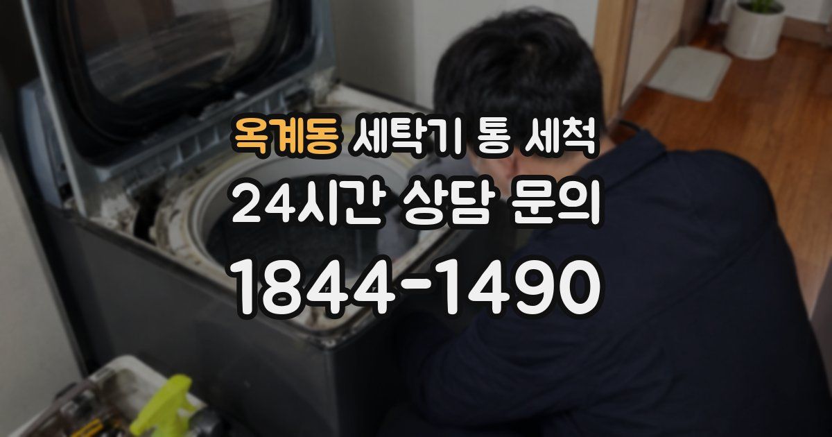 옥계동 세탁기 통 세척