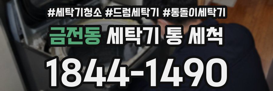 금전동 세탁기 통 세척