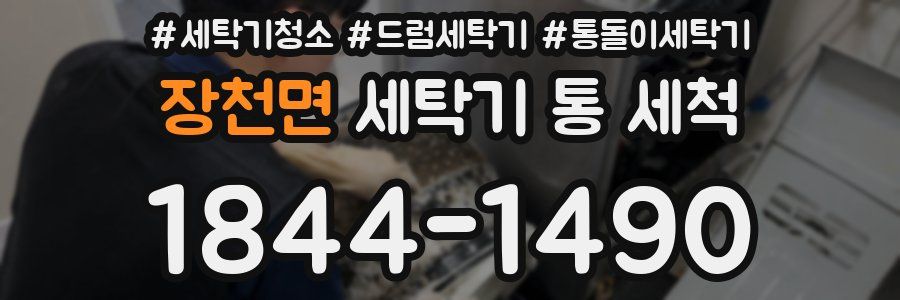 장천면 세탁기 통 세척