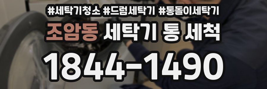 조암동 세탁기 통 세척