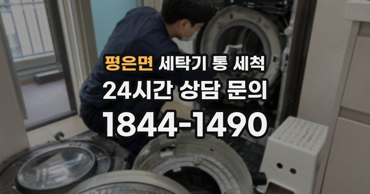 평은면 세탁기 통 세척