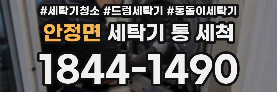 안정면 세탁기 통 세척