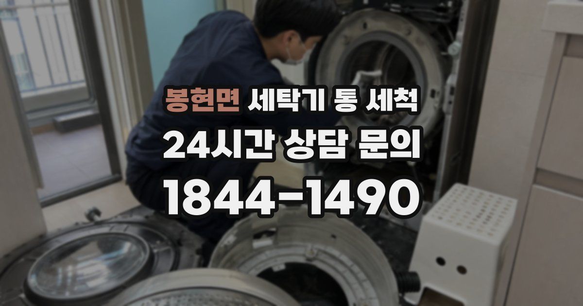 봉현면 세탁기 통 세척