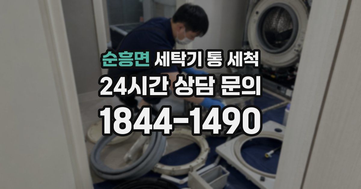 순흥면 세탁기 통 세척