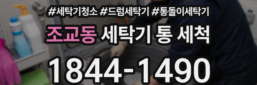 조교동 세탁기 통 세척