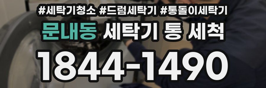 문내동 세탁기 통 세척