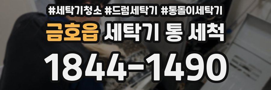 금호읍 세탁기 통 세척