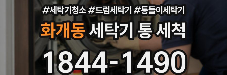 화개동 세탁기 통 세척
