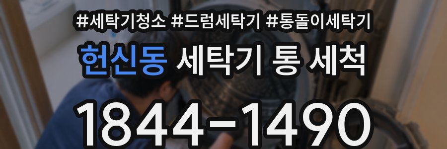 헌신동 세탁기 통 세척