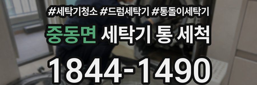 중동면 세탁기 통 세척