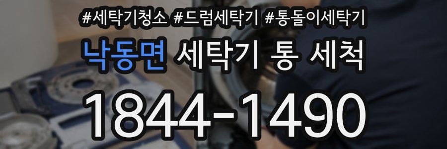 낙동면 세탁기 통 세척