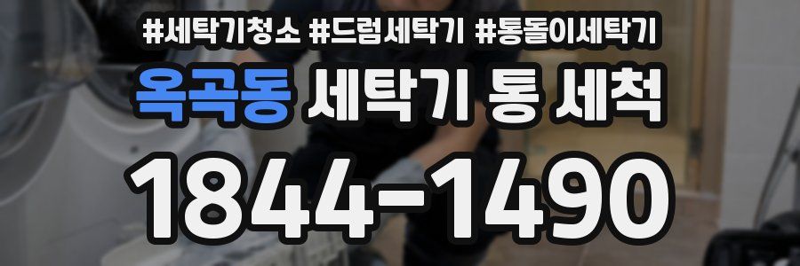 옥곡동 세탁기 통 세척