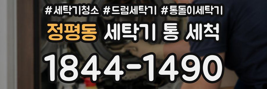 정평동 세탁기 통 세척