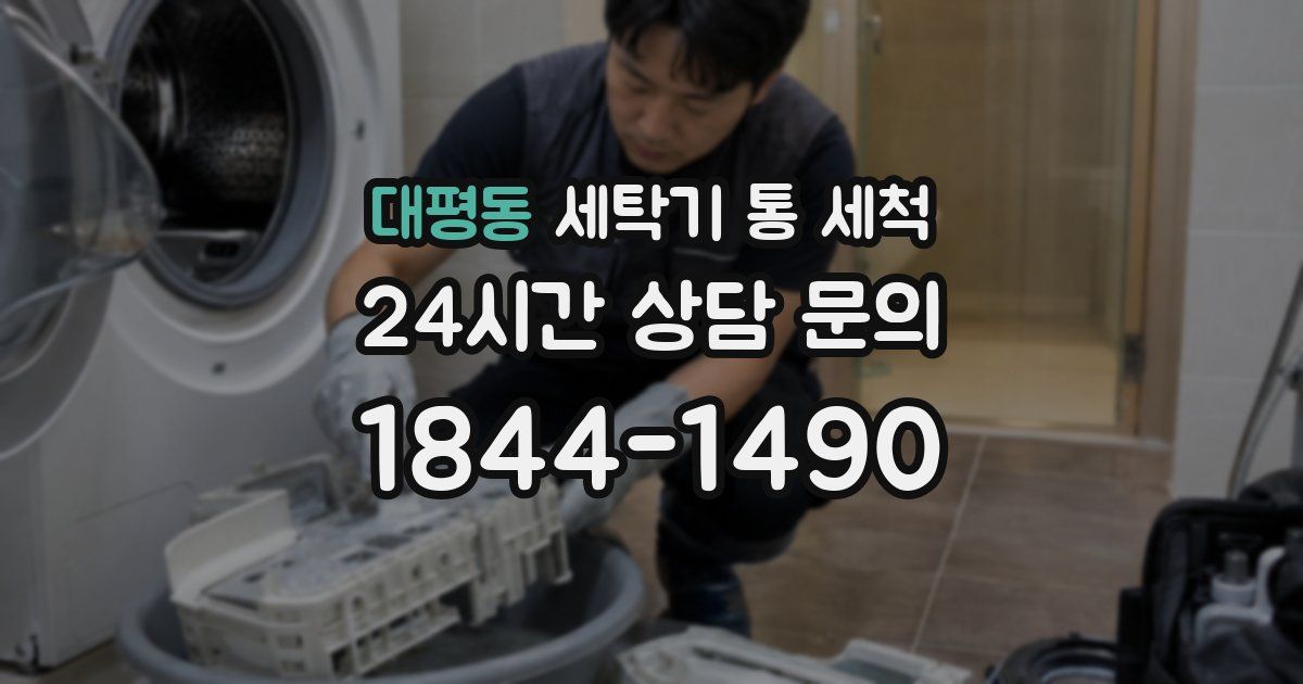 대평동 세탁기 통 세척