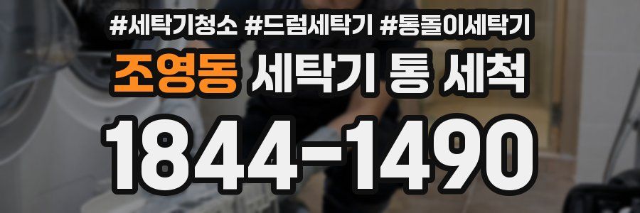 조영동 세탁기 통 세척