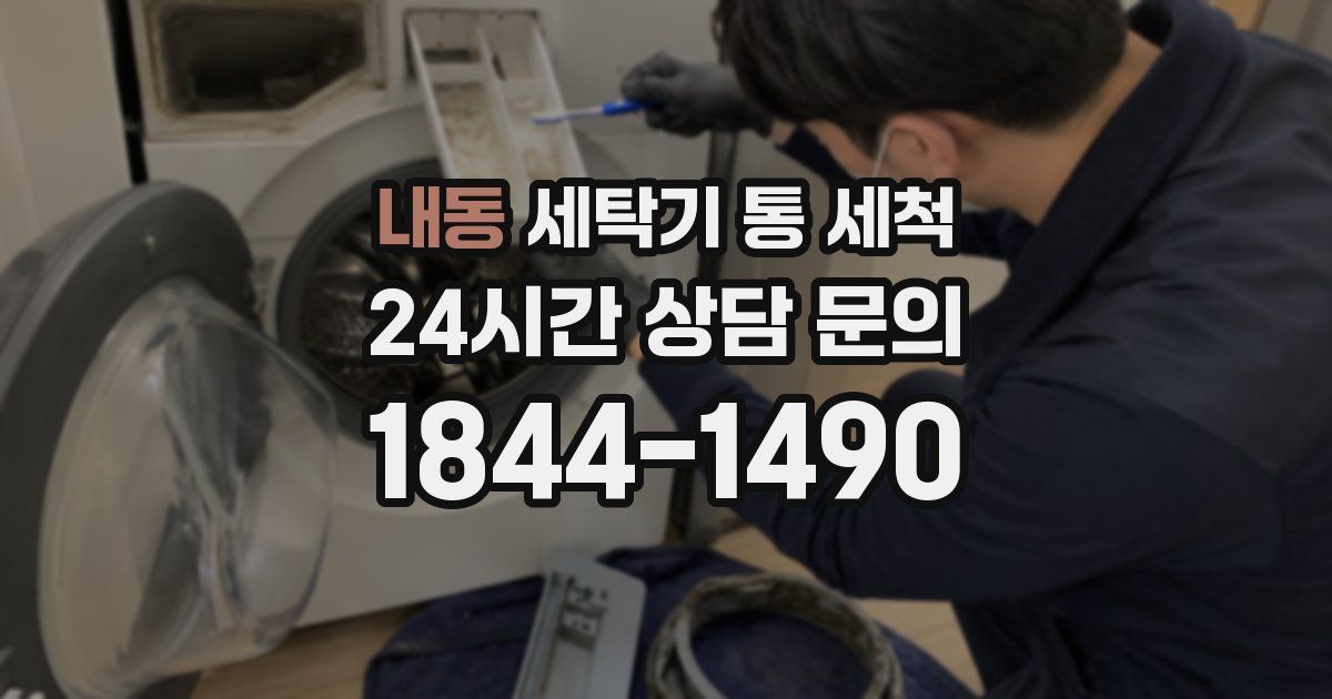 내동 세탁기 통 세척