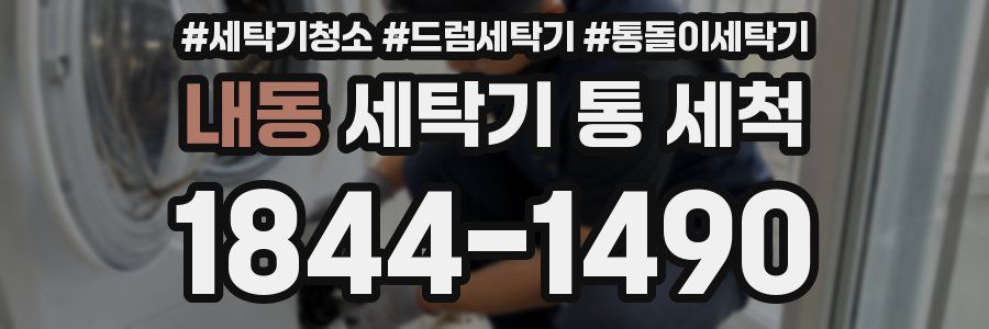 내동 세탁기 통 세척