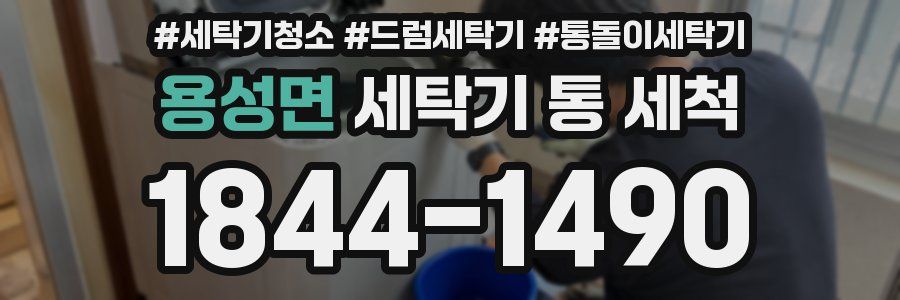 용성면 세탁기 통 세척