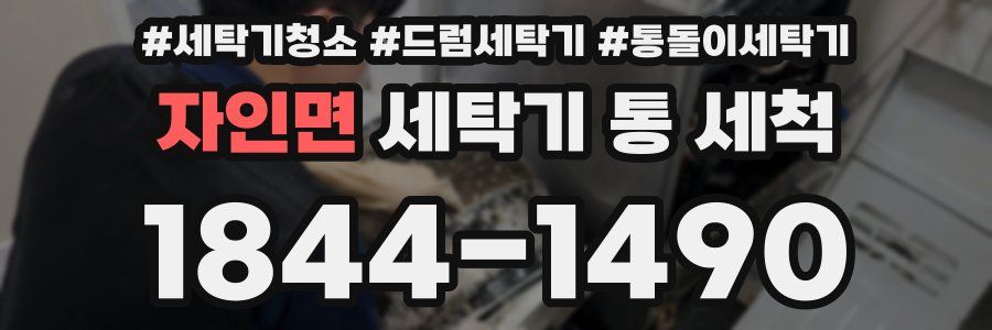 자인면 세탁기 통 세척
