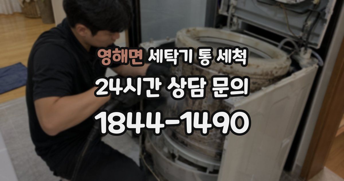 영해면 세탁기 통 세척