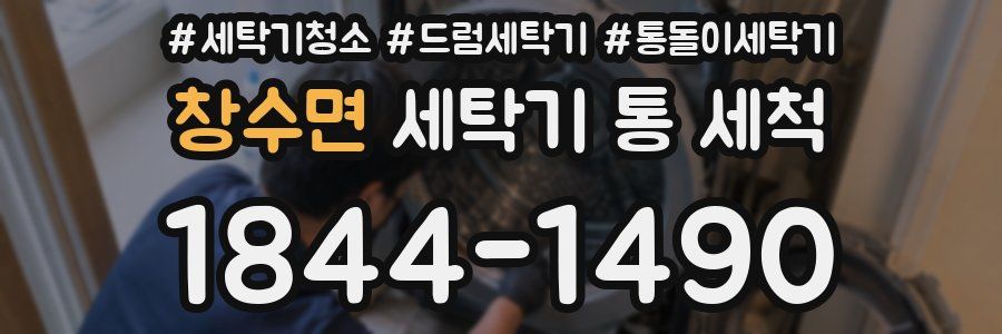 창수면 세탁기 통 세척