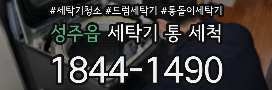 성주읍 세탁기 통 세척