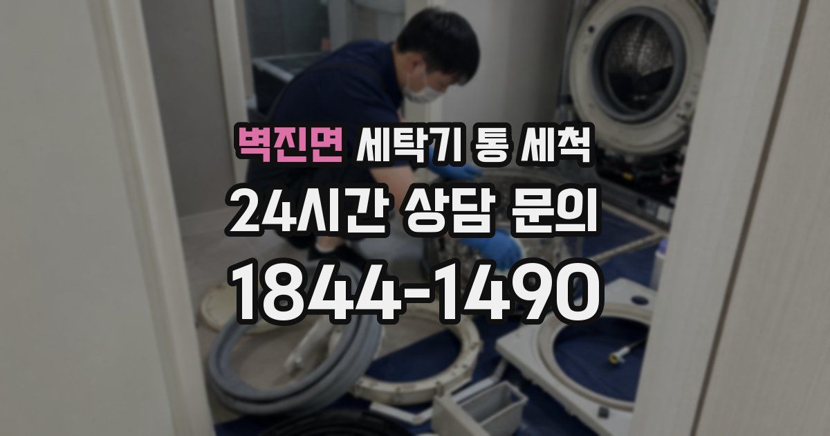 벽진면 세탁기 통 세척