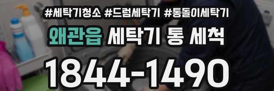 왜관읍 세탁기 통 세척