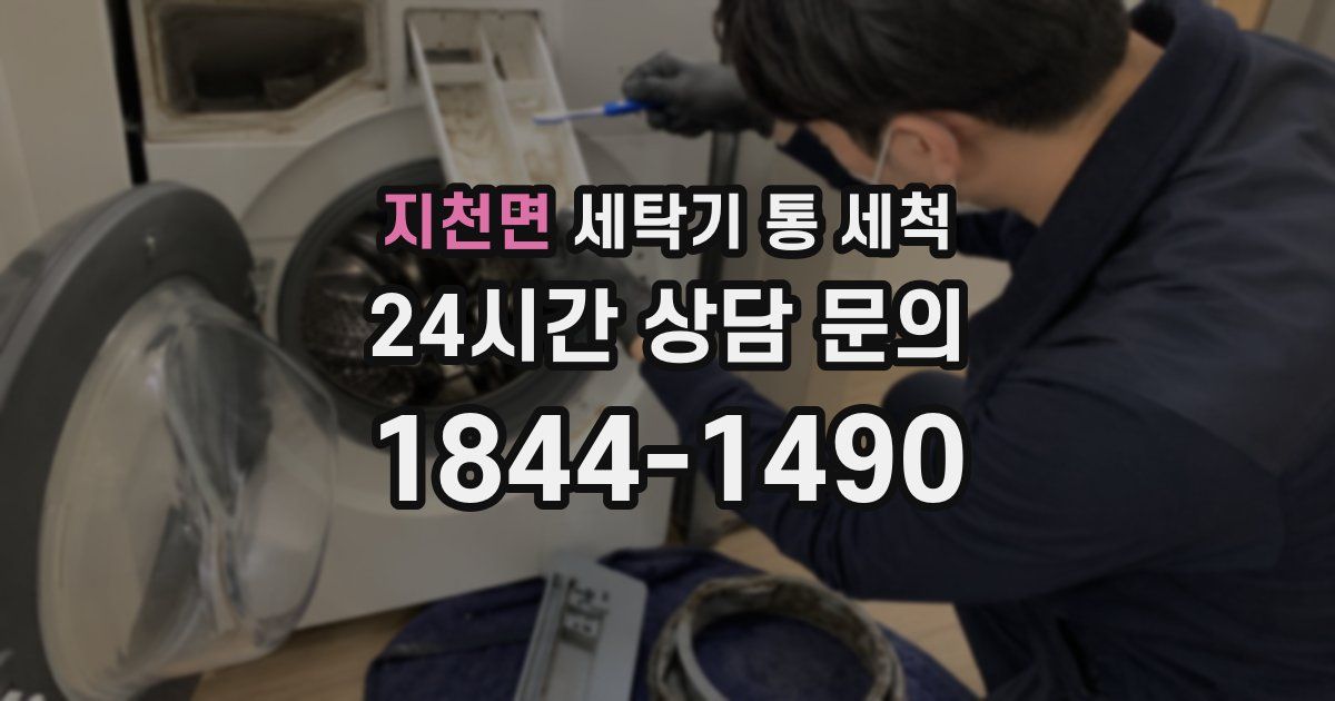 지천면 세탁기 통 세척