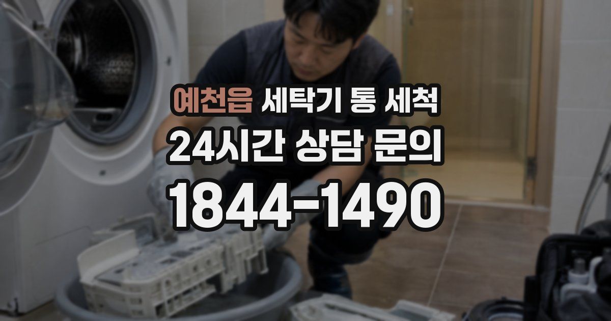 예천읍 세탁기 통 세척
