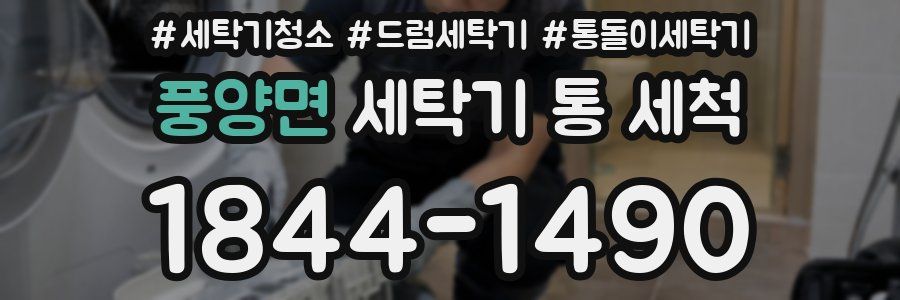 풍양면 세탁기 통 세척