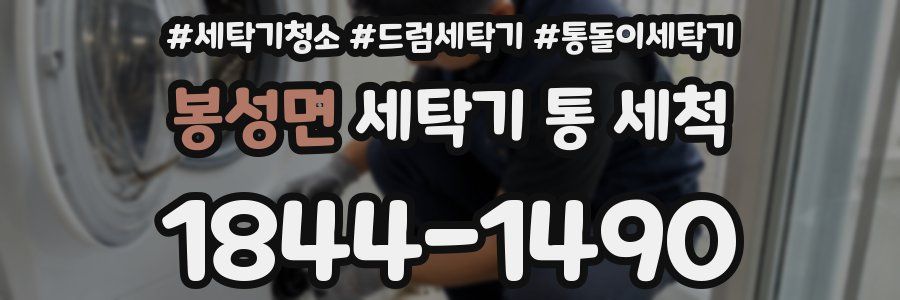 봉성면 세탁기 통 세척